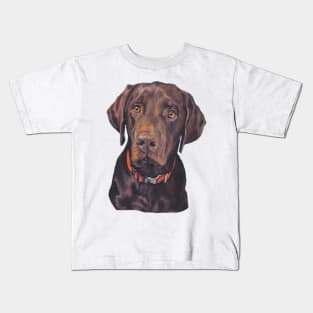 Labrador Retriever Fine Art Painting Kids T-Shirt